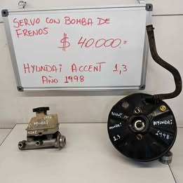Bomba de frenos hyundai accent año:1998