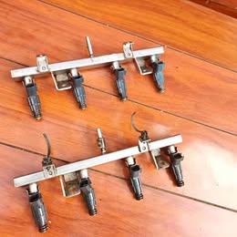 Riel con sus inyectores originales chevrolet sail 1.4 classic año:2011-2016