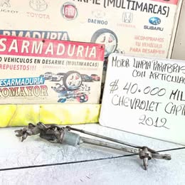Sistema limpia parabrisas chevrolet captiva año:2012