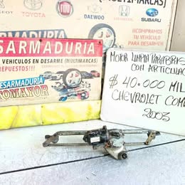 Sistema limpia parabrisas chevrolet combo año:2002