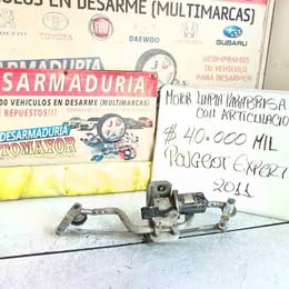 Sistema limpia parabrisas completo Peugeot expert año:2014