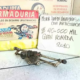 Sistema limpia parabrisas completo suzuki grand nómada año:2009
