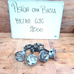 4 pistones con sus bielas mazda 626 año:1998