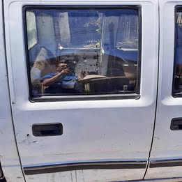 Cremallera de puerta chevrolet luv 2.3 año:1995