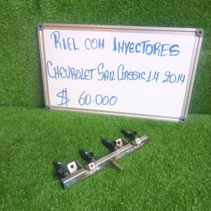 Ríel con Inyectores Chevrolet Sail Classic 1.4 2013