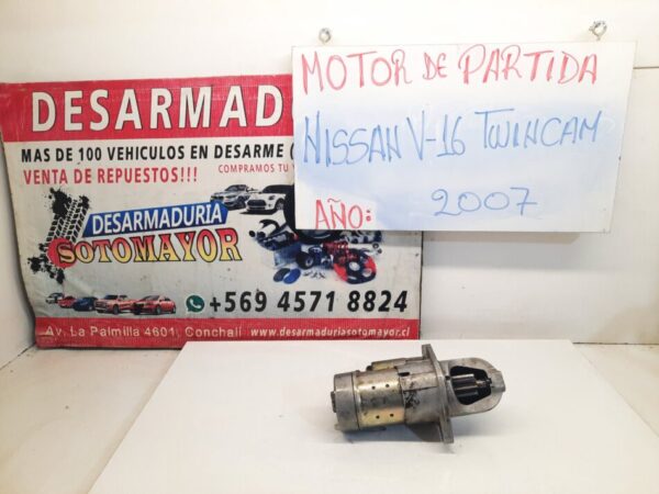 motor de partida Nissan v16 twincam 2007