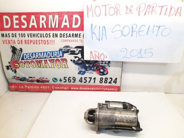 motor de partida kia sorento 2015