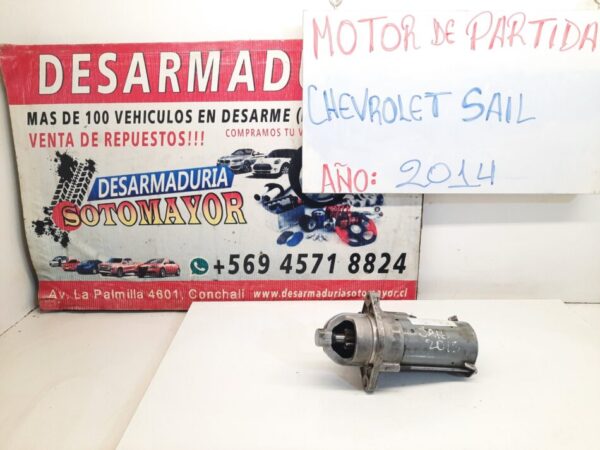 motor de partida Chevrolet sail 1.4 2014