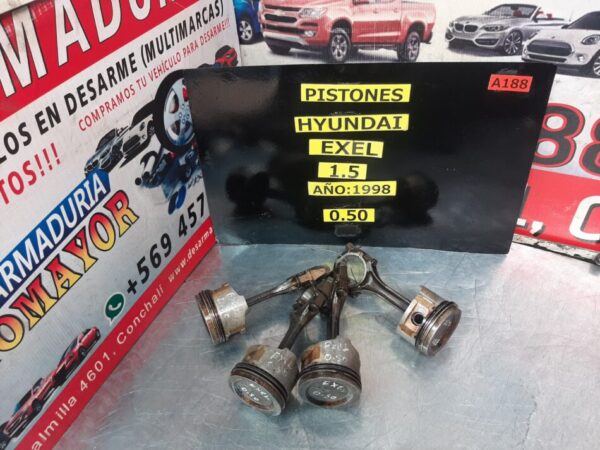 piston con biela Hyundai excel 0,50 1995