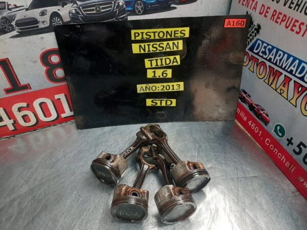 piston con biela Nissan tiida std 2013