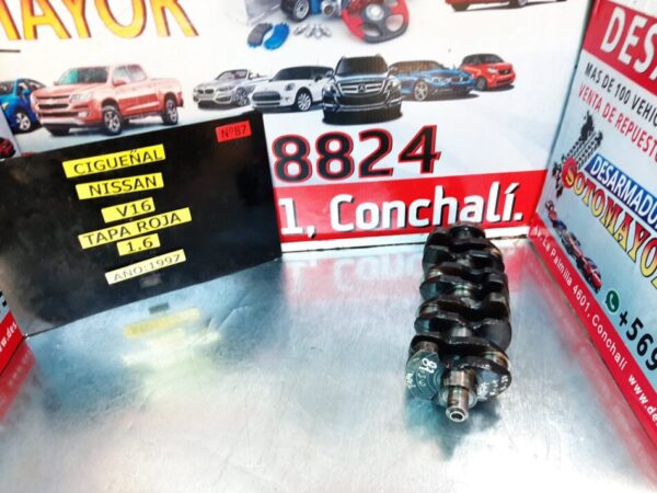 cigueñal Nissan v16 tapa roja 1994