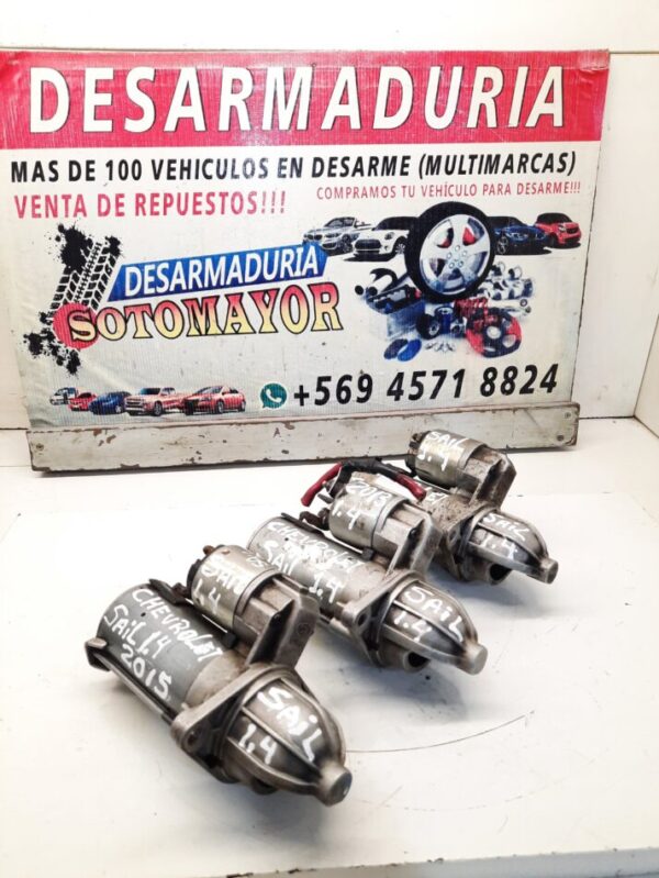 motor de arranque chevrolet sail 1.4 año:2015 (original)
