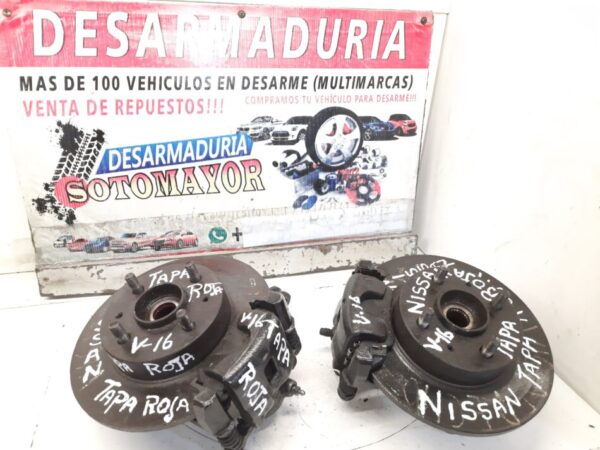 2 caliper Nissan v-16 tapa roja año:1994