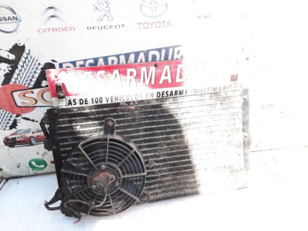 Radiador con ventilador   aire acondicionado Fiat fiorino año:2005