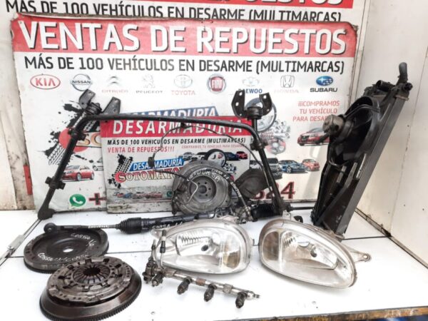 RADIADOR CON ELECTRO VENTILADOR  CHEVROLET CORSA 1,6  AÑO 1998 - 2009
