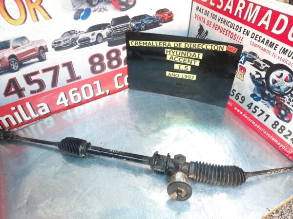 CREMALLERA DE DIRECCCION  HYUNDAI  ACCENT  1,5   AÑO  1997